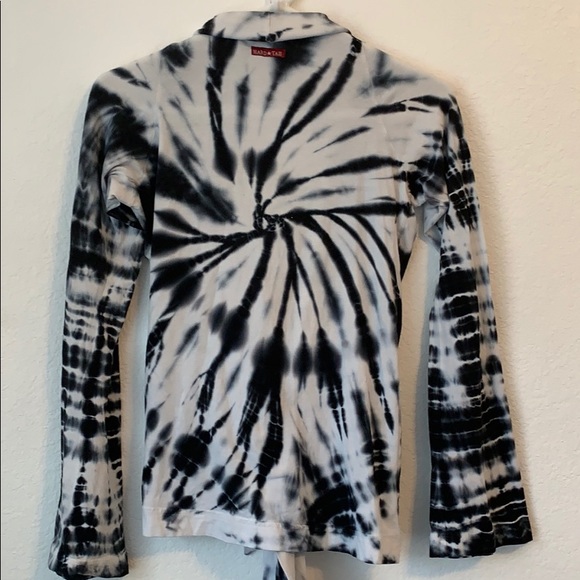 Hard Tail Tie Dye Wrap Yoga Crop Top Size Small - Picture 6 of 6